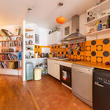 Trendy 1bd Retreat With Patio Goutte D'or Apartment