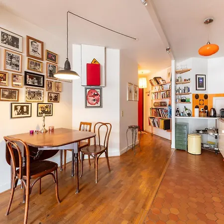 Trendy 1bd Retreat With Patio Goutte D'or Paris
