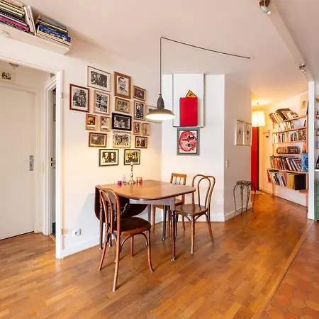 Trendy 1bd Retreat With Patio Goutte D'or Apartment Paris